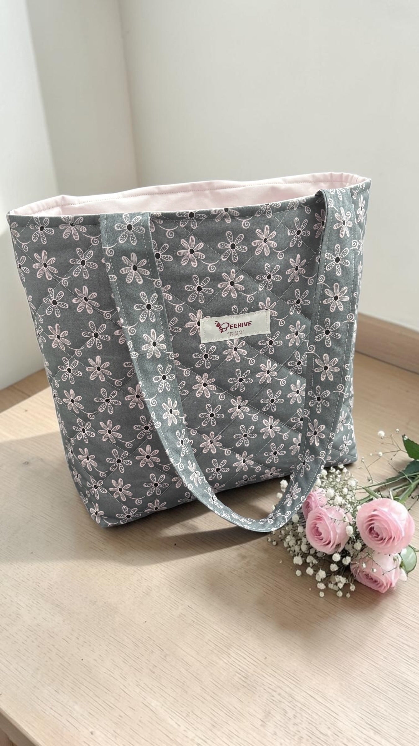 Blossom Beauty Quilted Tote