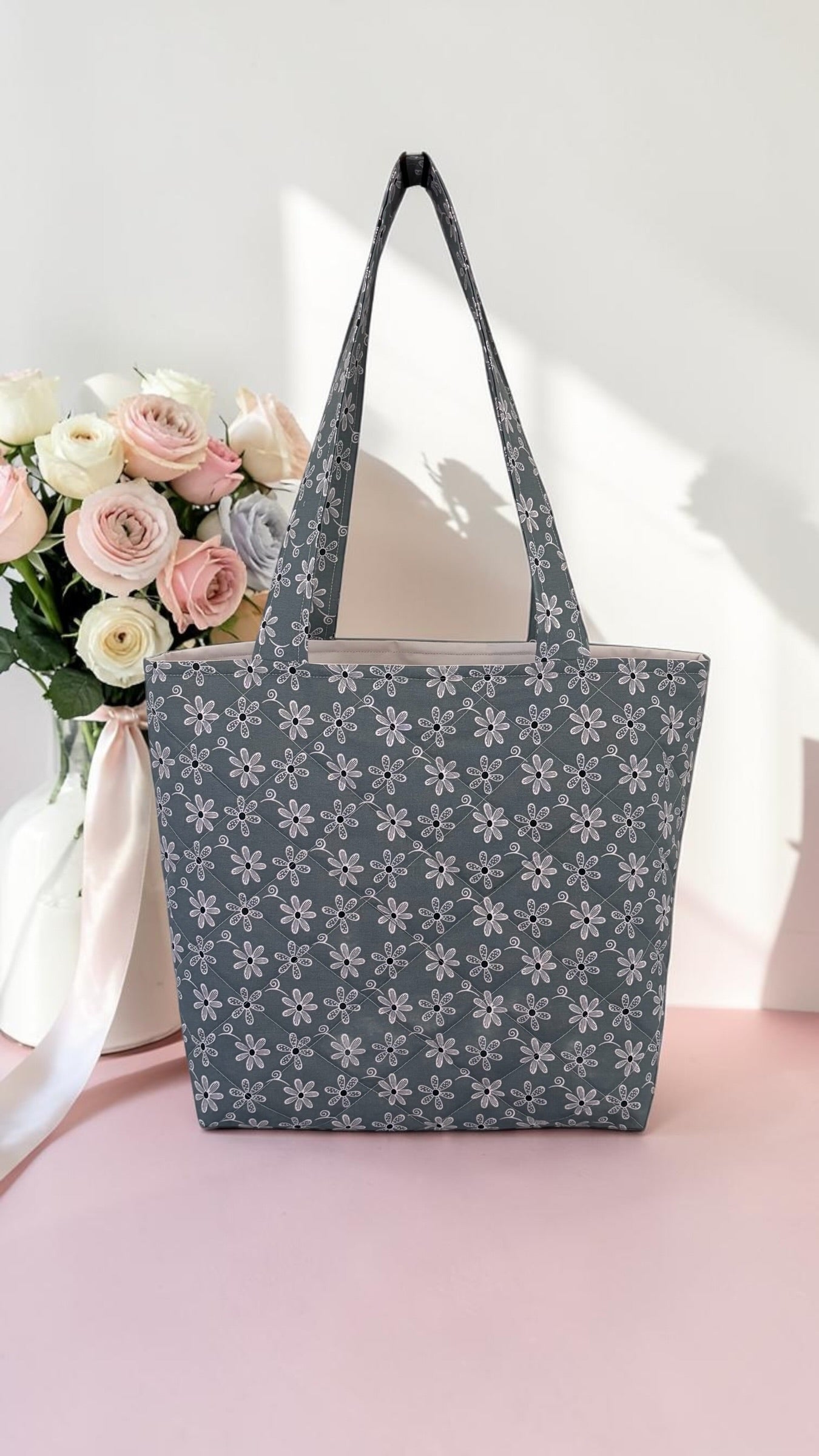 Blossom Beauty Quilted Tote