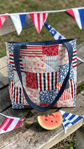Americana Patchwork Tote
