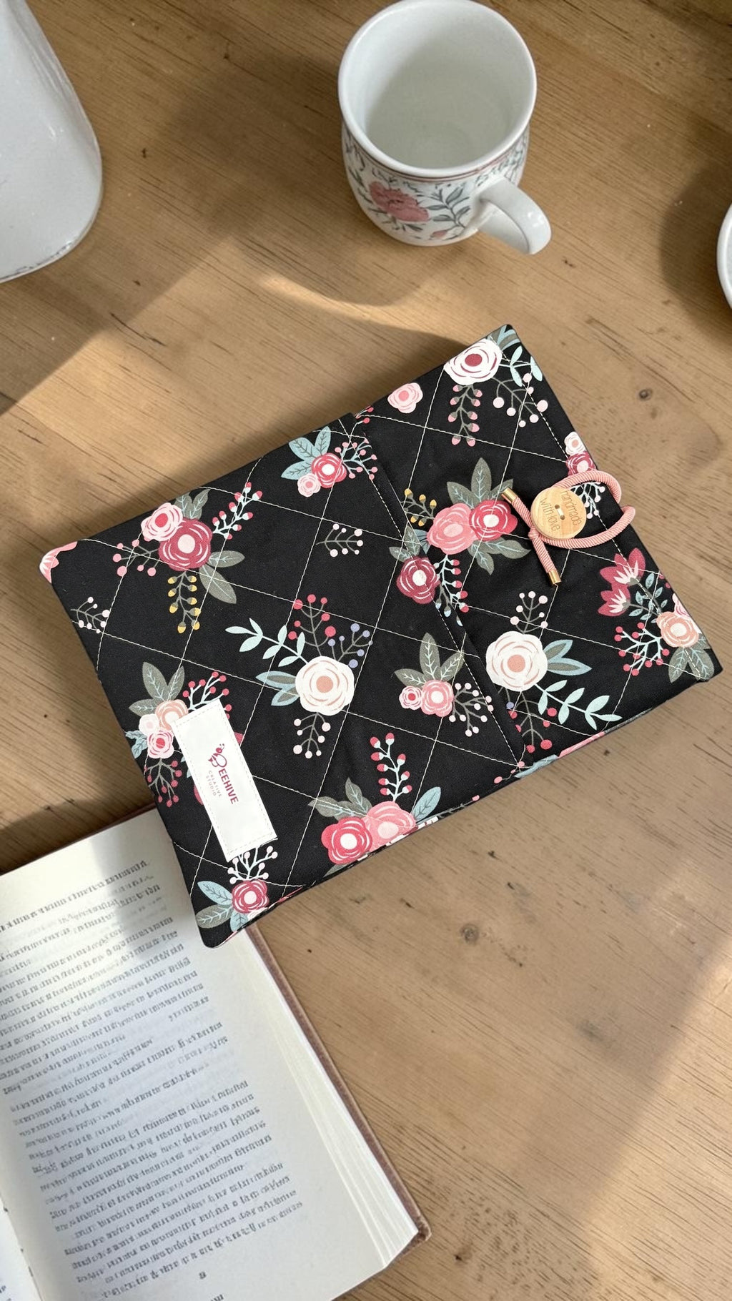 Sweet Floral Pocket Book Sleeve