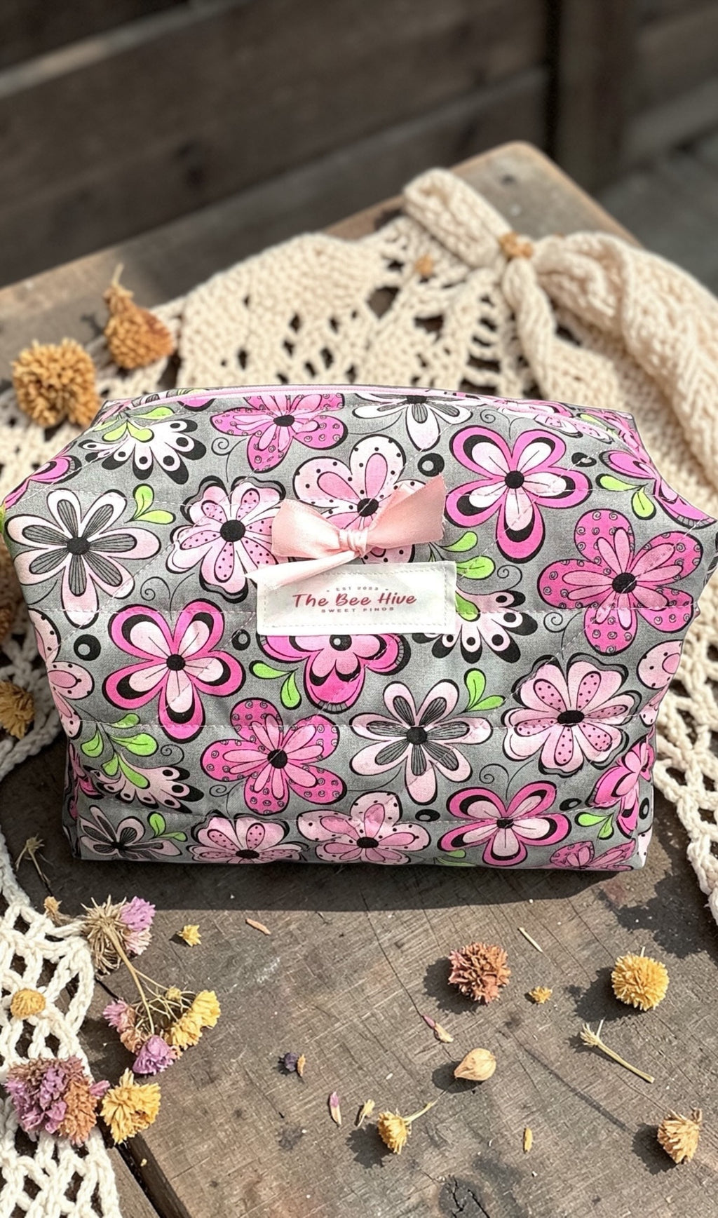 The Madison Bloom Large Quilted Bag