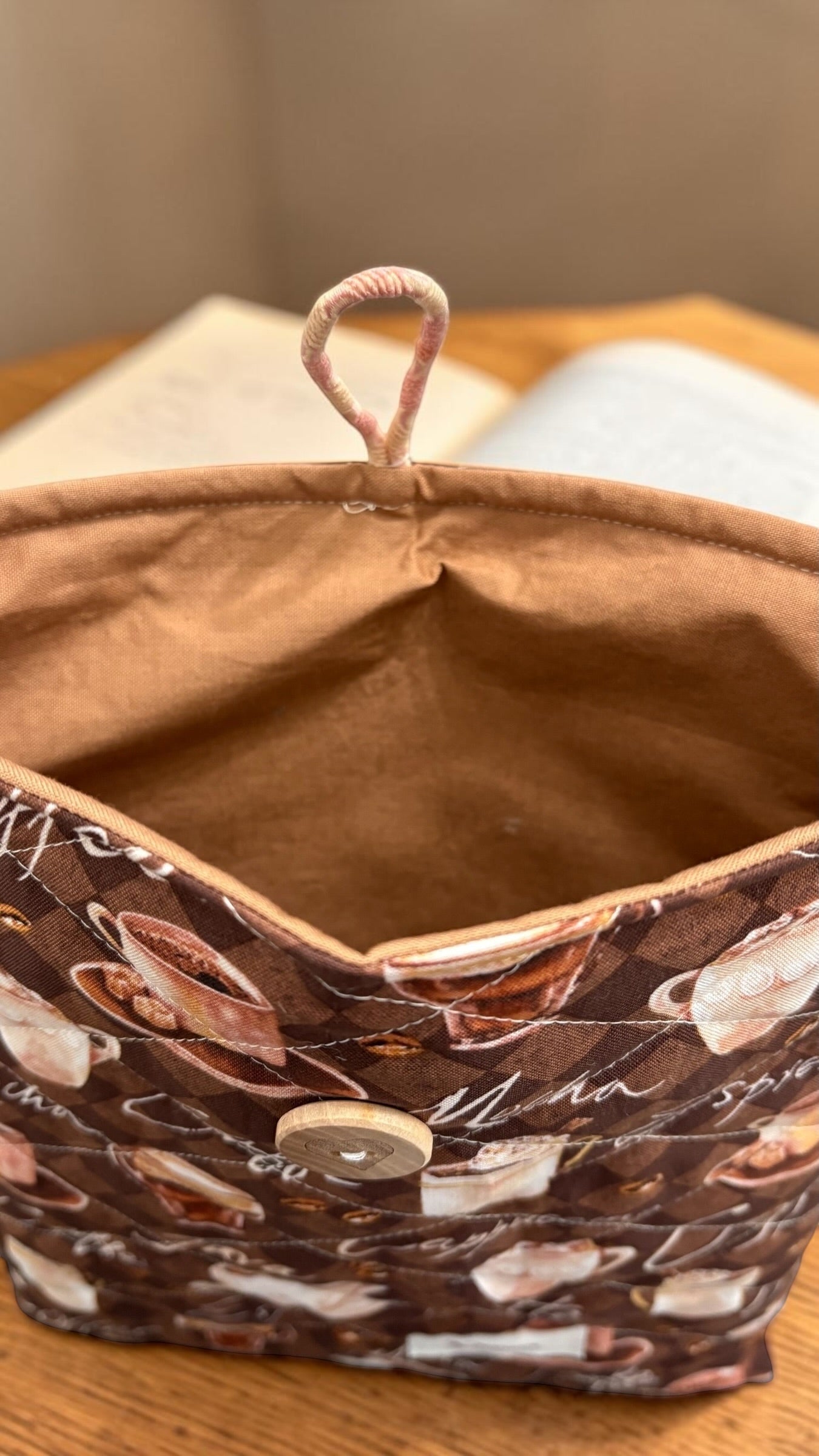 Coffee Time Book Sleeve - No Pocket
