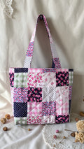 Boho Chic Quilted Tote Bag
