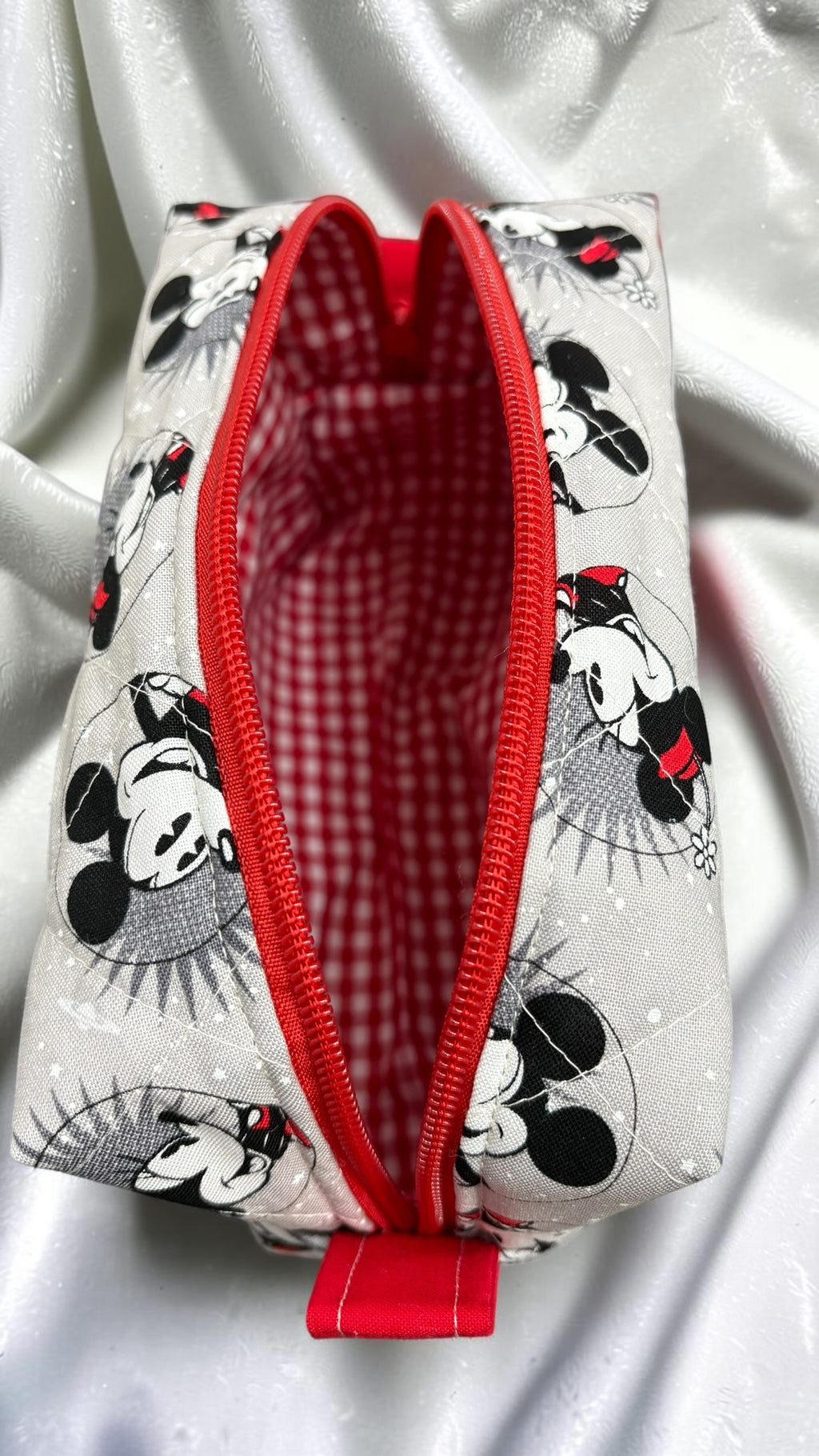 Happy Mickey & Minnie Makeup Bag - Medium