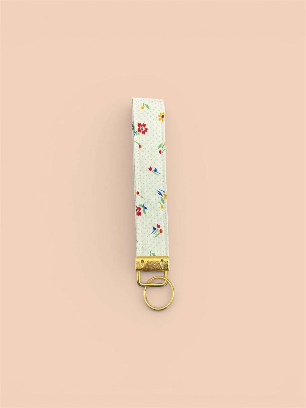 Quilted Keychain Wristlet