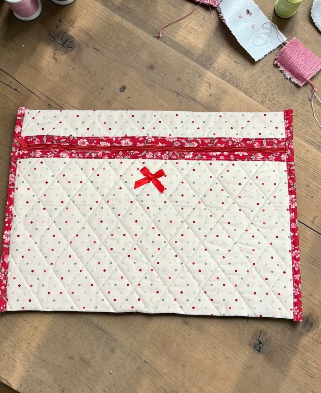 Summer Polka Dots Project Bag