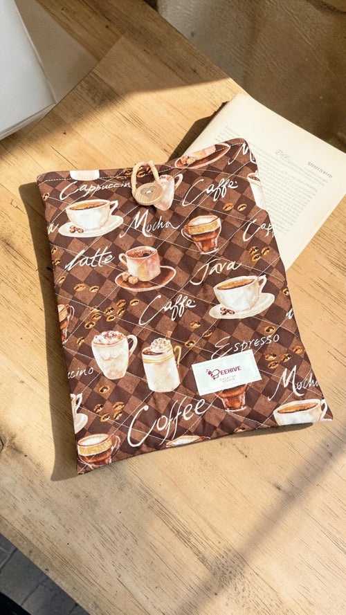 Coffee Time Book Sleeve - No Pocket
