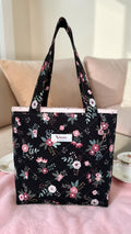 Sweet Floral Quilted Tote