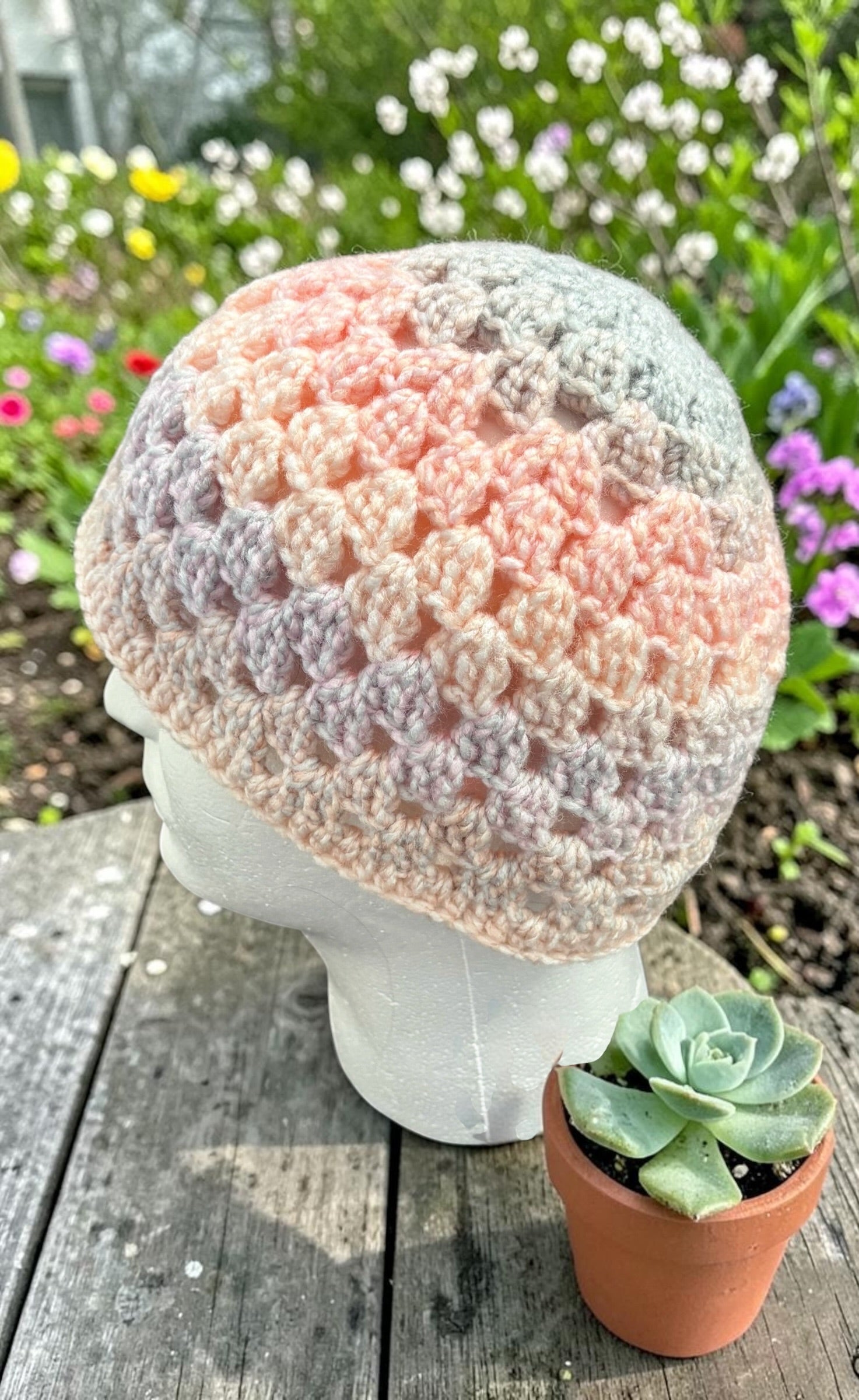 Cat’s Cradle Crochet Beanie Hat
