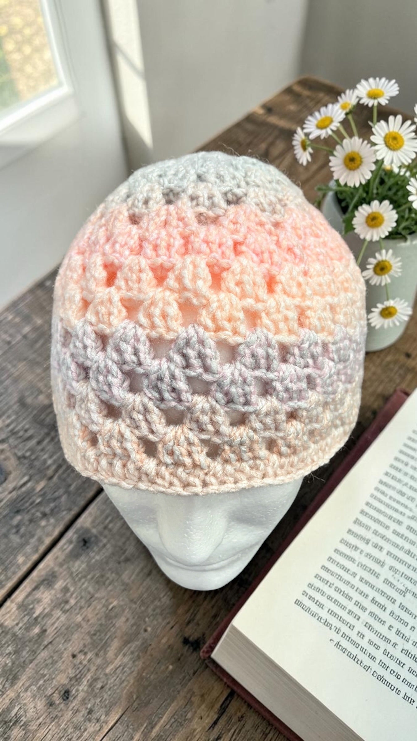 Cat’s Cradle Crochet Beanie Hat