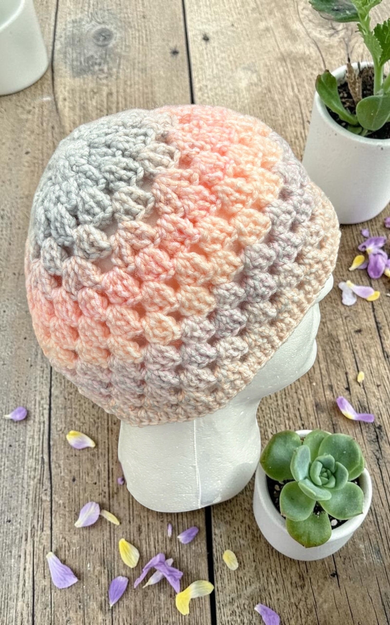 Cat’s Cradle Crochet Beanie Hat