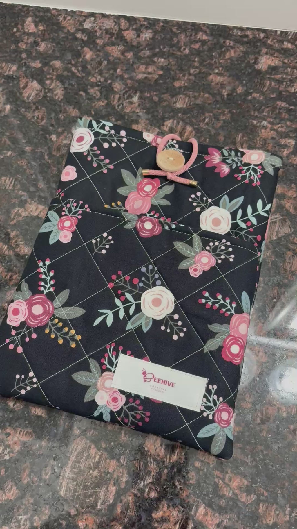 Sweet Floral Pocket Book Sleeve