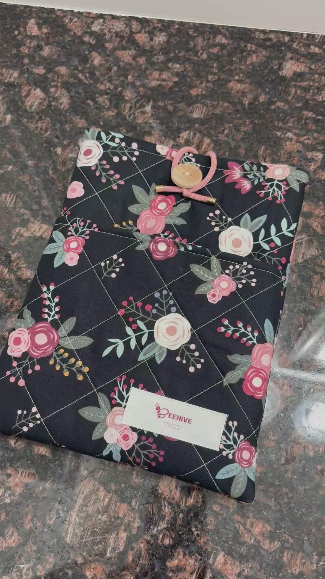 Sweet Floral Pocket Book Sleeve